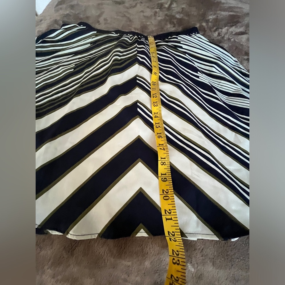 Tommy Hilfiger Women's Chevron-Stripe Skirt size L - Picture 13 of 14